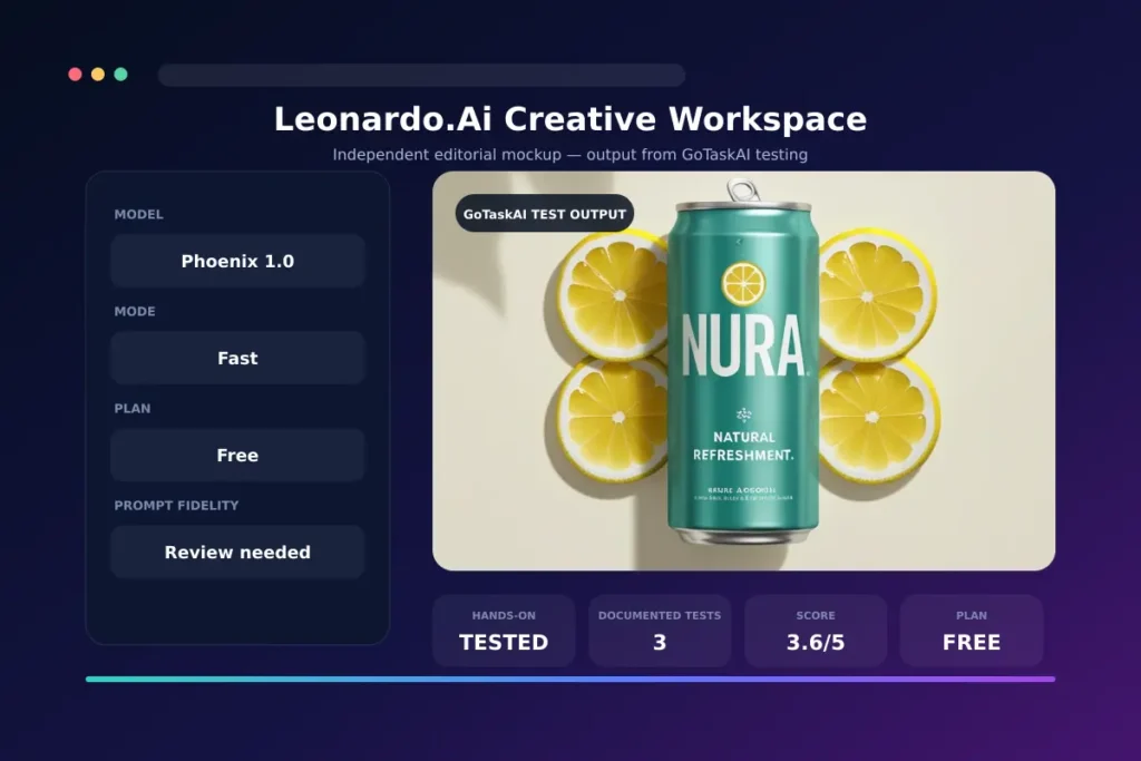 Leonardo.Ai image generation interface
